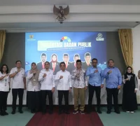 Wakil Wali Kota Pontianak Bahasan saat mengikuti Monitoring dan Evaluasi Keterbukaan Informasi Publik 2026 di Kantor Gubernur Kalimantan Barat, Rabu (26/8/2026).