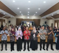 Sosialisasi SIPEDE mendorong pelaku UMKM Pontianak memanfaatkan AI untuk promosi produk, di Aula Rohana Muthalib, Kantor Bapperida Kota Pontianak, Kamis (27/8/2026).