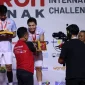 Wali Kota Pontianak Edi Rusdi Kamtono menghadiri final Polytron Pontianak International Challenge 2026 di GOR Terpadu Ahmad Yani, Minggu (30/8/2026).