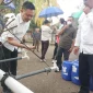 Wali Kota Pontianak Edi Rusdi Kamtono menjelaskan distribusi air tawar dari Waduk Penepat