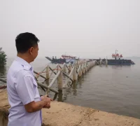 Wali Kota Pontianak Edi Rusdi Kamtono mendorong penguatan sumber air baku Pontianak.