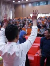 Wali Kota Pontianak Edi Rusdi Kamtono saat menjadi pembicara di Sekolah Politik Pontianak 2026 di Teater 1 Gedung Konferensi Universitas Tanjungpura, Jumat (18/9/2026).