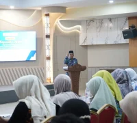 Sekretaris Daerah Kota Pontianak, Amirullah saat membuka Penguatan Kapasitas Hak Asasi Manusia bagi ASN di bidang Kesehatan di Lingkungan Pemerintah Kota Pontianak, Kamis (24/9/2026).