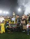 Kelurahan Tanjung Hulu menjadi juara Bahasan Cup II setelah mengalahkan Kelurahan Saigon lewat adu penalti dengan skor 5-4 di Lapangan Timur Arena, Pontianak Timur, Sabtu (3/10/2026) malam.