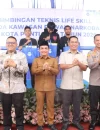 Wakil Wali Kota Bahasan saat membuka Bimbingan Teknis Life Skill pada Kawasan Rawan Narkotika Di Kota Pontianak Tahun 2026, Selasa (6/10/2026).