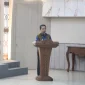 Wakil Wali Kota Pontianak Bahasan saat membuka Sosialisasi Program Kampung Iklim Kota Pontianak Tahun 2026 di Aula Sultan Syarif Abdurrahman Kantor Wali Kota Pontianak, Kamis (15/10/2026).