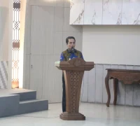 Wakil Wali Kota Pontianak Bahasan saat membuka Sosialisasi Program Kampung Iklim Kota Pontianak Tahun 2026 di Aula Sultan Syarif Abdurrahman Kantor Wali Kota Pontianak, Kamis (15/10/2026).