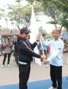 Wakil Wali Kota Pontianak Bahasan saat membuka Lomba Mancing yang diadakan dalam rangka Hari Jadi ke 255 Pontianak di Sungai Jawi, Minggu (18/10/2026).