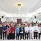 Guru dan peserta mengikuti pelatihan literasi digital berbasis moderasi yang digelar BNPT dan FKPT Sumatera Utara di Medan.