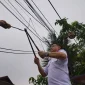 Wali Kota Pontianak Edi Rusdi Kamtono saat penertiban kabel utilitas di Jalan Ahmad Yani Pontianak, Rabu (21/10/2026).
