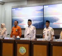 Sekda Pontianak Amirullah ketika membuka Diseminasi Rencana Aksi Satu Data Indonesia Tingkat Daerah Kota Pontianak di Bapperida Pontianak, Rabu (21/10/2026).