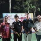 Wakil Wali Kota Pontianak saat membuka Turnamen Bulutangkis Bahasan Cup di TCR Stadium, Kecamatan Pontianak Tenggara, Sabtu (25/10/2026) malam.