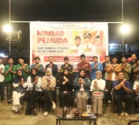 : Wakil Wali Kota Pontianak Bahasan menghadiri kegiatan Mimbar Pemuda dan Wakil Rakyat di Halaman Garden Aqua Cafe, Pontianak Timur, Kamis (29/10/2026) malam.