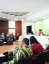 Sekda Pontianak Amirullah saat memimpin Verifikasi Lapangan Evaluasi Pengarusutamaan Gender Kota Pontianak di Pontive Center, Jumat (30/10/2026).