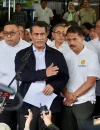 Menteri Pertanian sekaligus Kepala Bapanas, Andi Amran Sulaiman, memimpin pelepasan bantuan pangan bagi korban bencana di Sumatera. (Humas Badan Pangan Nasional)