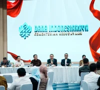 Menteri Kebudayaan Fadli Zon saat peluncuran program Dana IndonesiaRaya di Jakarta, (2/4/2026).