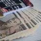 Ilustrasi mata uang yen Jepang di tengah pelemahan nilai tukar terhadap dolar Amerika Serikat.