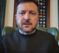 Presiden Ukraina Volodymyr Zelenskyy dalam pernyataan terkait perundingan Ukraina Rusia di Amerika Serikat.