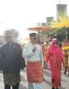 Kepala Dinas Pendidikan dan Kebudayaan Kota Singkawang Asmadi saat hadir di kegiatan Belarak dan Khataman Al-Qur’an tingkat SD dan SMP se-Kota Singkawang.