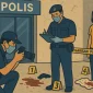 Ilustrasi polisi Malaysia menangani kasus kekerasan dalam rumah tangga di Sibu, Sarawak.