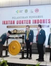 Sekda Kalbar Harisson saat menghadiri pelantikan pengurus IDI Kalimantan Barat di Pontianak, Minggu (8/2/2026).