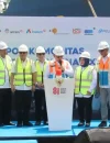 Pelepasan ekspor Alumina Hydroxide dan Alumina Oxide di Pelabuhan Dwikora Pontianak.