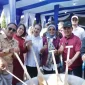 Penyajian 12 ribu porsi Lontong Sukadana di Kalbar Food Festival Pontianak 2026.