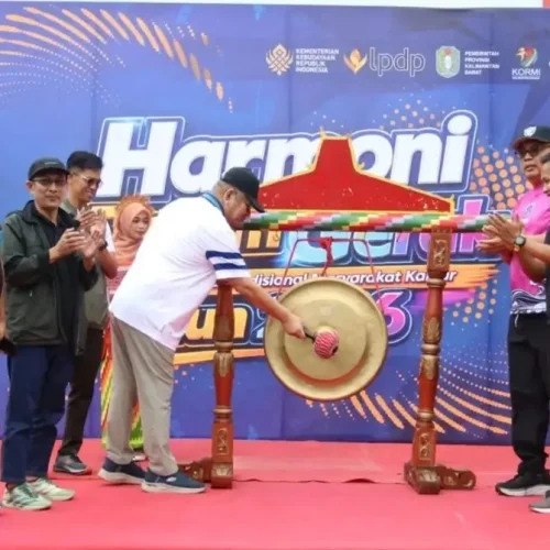 Sekda Kalbar Harisson membuka Festival Harmoni Dalam Gerak di Museum Provinsi Kalbar Pontianak.