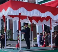 hari kesaktian pancasila kalbar Gubernur Kalbar Ria Norsan memimpin Upacara Hari Kesaktian Pancasila 2025 di Pontianak. (instagram.com/rianorsan.id)
