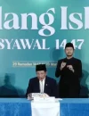 Pengumuman Idulfitri 2026 oleh pemerintah Indonesia.