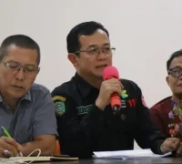 Kepala Dinas Kesehatan dan KB Kota Singkawang, dr. Achmad Hardin saat memberikan keterangan terkait Program Cek Kesehatan Gratis (CKG). (MC Singkawang)