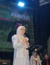 Sekda Kota Singkawang Dwi Yanti menghadiri perayaan Natal Kota Singkawang di Stadion Kridasana sebagai momentum memperkuat toleransi dan kebersamaan masyarakat. (MC Singkawang)