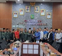 Rombongan FKUB Katingan diterima pejabat Kota Singkawang untuk kaji tiru toleransi. (MC Singkawang)