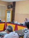 Rapat koordinasi Bapenda, Dishub, Satpol PP, dan Dispar Kota Singkawang membahas penertiban tarif parkir wisata di Kantor Bapenda Singkawang. (MC Singkawang)