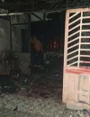 Rumah semi permanen di Gang Bhakti Sanggau tampak hangus usai dilalap api.
