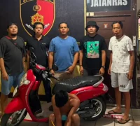 Polisi menangkap pelaku pencurian Honda Scoopy di Mempawah Hilir kurang dari 24 jam setelah korban melaporkan kehilangan sepeda motornya. (Foto: Res-Mempawah)