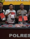 Konferensi pers Polres Singkawang terkait pengungkapan kasus narkoba awal 2026.