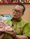 Sujiwo menerima jajaran Kanwil Ditjenpas Kalbar saat membahas peningkatan pembinaan warga binaan di lapas Kubu Raya.