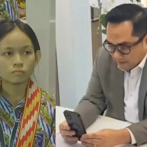 Ketua Komisi II DPR RI Rifqinizamy Karsayuda memberikan dukungan kepada siswi SMAN 1 Pontianak usai polemik LCC 4 Pilar Kalimantan Barat viral di media sosial.
