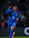 Pemain Prancis Kylian Mbappe merayakan gol saat menghadapi Ukraina dalam laga Kualifikasi Piala Dunia. (instagram.com/equipedefrance)
