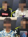 Personel Satreskrim Polres Mempawah mengamankan komplotan pembobol toko di Kecamatan Segedong Kabupaten Mempawah.