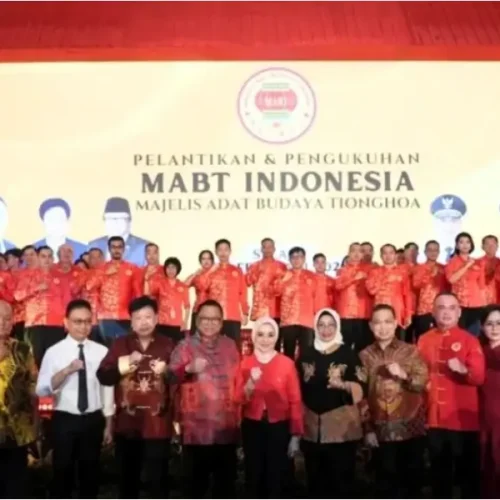 Gubernur Kalbar Ria Norsan menghadiri pelantikan pengurus MABT Indonesia di Hotel Novotel Pontianak, Selasa (10/2/2026).