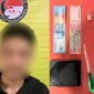 Petugas polisi mengamankan pelaku serta barang bukti sabu dalam penggerebekan di Sanggau.