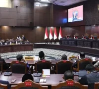 Mahkamah Konstitusi mengungkap fakta dokumen pendidikan Gibran dalam sidang PHPU di Jakarta. (Foto Dok MK)