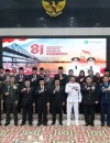 Gubernur Kalbar Ria Norsan bersama Wakil Gubernur Krisantus Kurniawan mengikuti penyampaian RUU APBN 2027 dan Nota Keuangan secara virtual dari Balai Petitih.