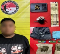 Polisi mengamankan barang bukti ganja seberat 23,27 gram dalam pengungkapan penyelundupan narkotika di Entikong, Kabupaten Sanggau. (Foto: Res-Sgu)