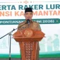 Gubernur Kalbar Ria Norsan membuka Raker Lurah se-Kalimantan Barat di Aula Garuda Pontianak.