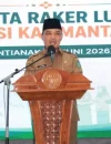 Gubernur Kalbar Ria Norsan membuka Raker Lurah se-Kalimantan Barat di Aula Garuda Pontianak.