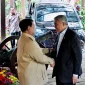 Presiden Prabowo Subianto bertemu Wakil Perdana Menteri Malaysia Ahmad Zahid Hamidi membahas bantuan penanganan karhutla di Kalimantan. (Foto: BPMI Setpres/Laily Rachev)