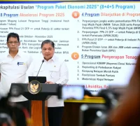 Menteri Koordinator Bidang Perekonomian Airlangga Hartarto memaparkan Paket Ekonomi 2025 di Jakarta. Menteri Koordinator Bidang Perekonomian Airlangga Hartarto memaparkan Paket Ekonomi 2025 di Jakarta, (Ekon.go.id)